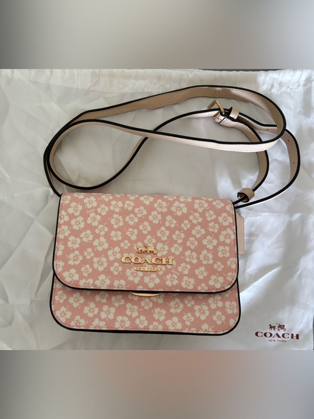 Coach Pink Floral Mini Brynn Bag - Picture 9 of 11